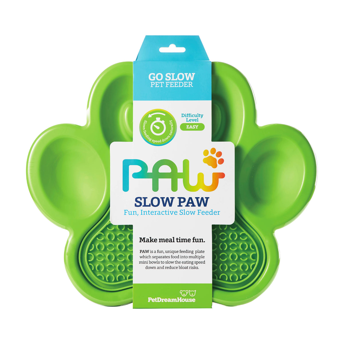 Paw 2 in 1 - Tappetino da leccamento per cani - Verde