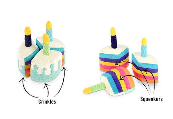 Party Time Bone-appetite Cake - Giocattolo torta di compleanno per cani