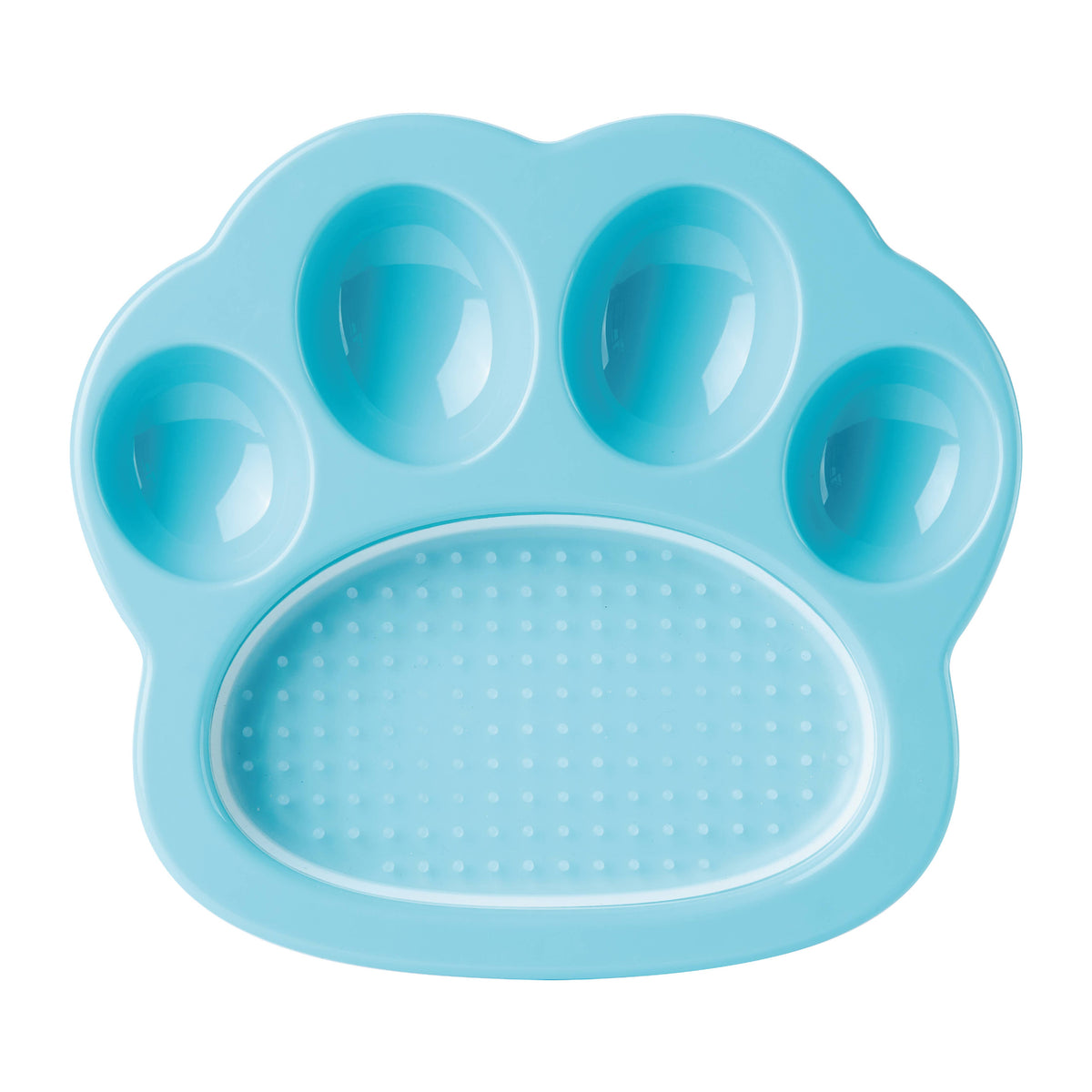 Paw 2 in 1 - Tappetino da leccamento per gatti - Azzurro