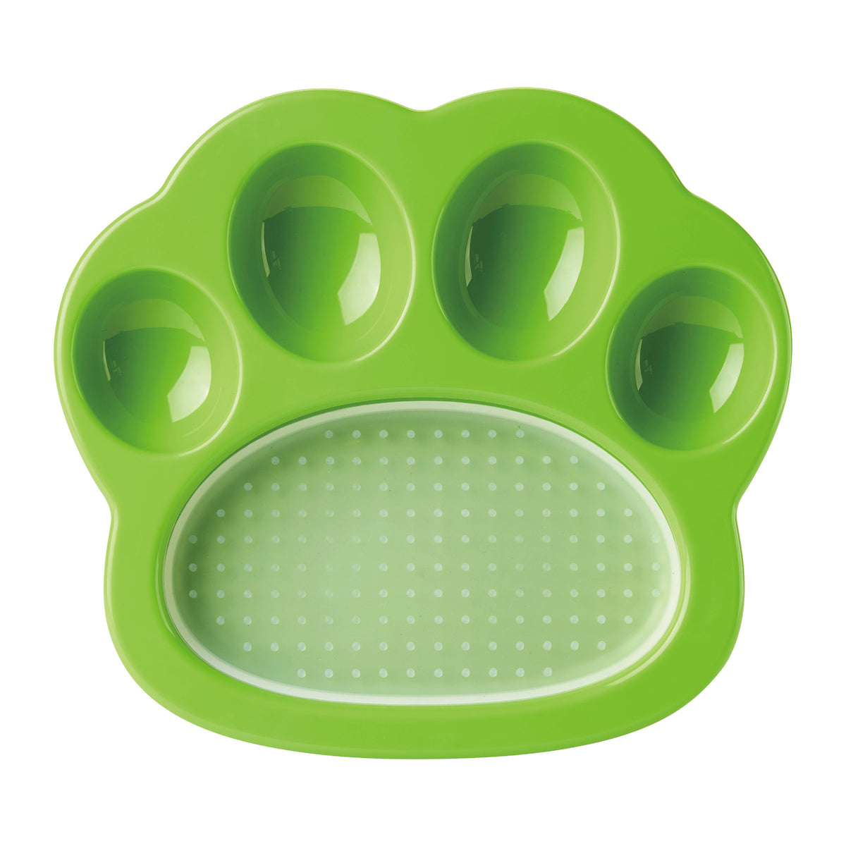 Paw 2 in 1 - Tappetino da leccamento per gatti - Verde